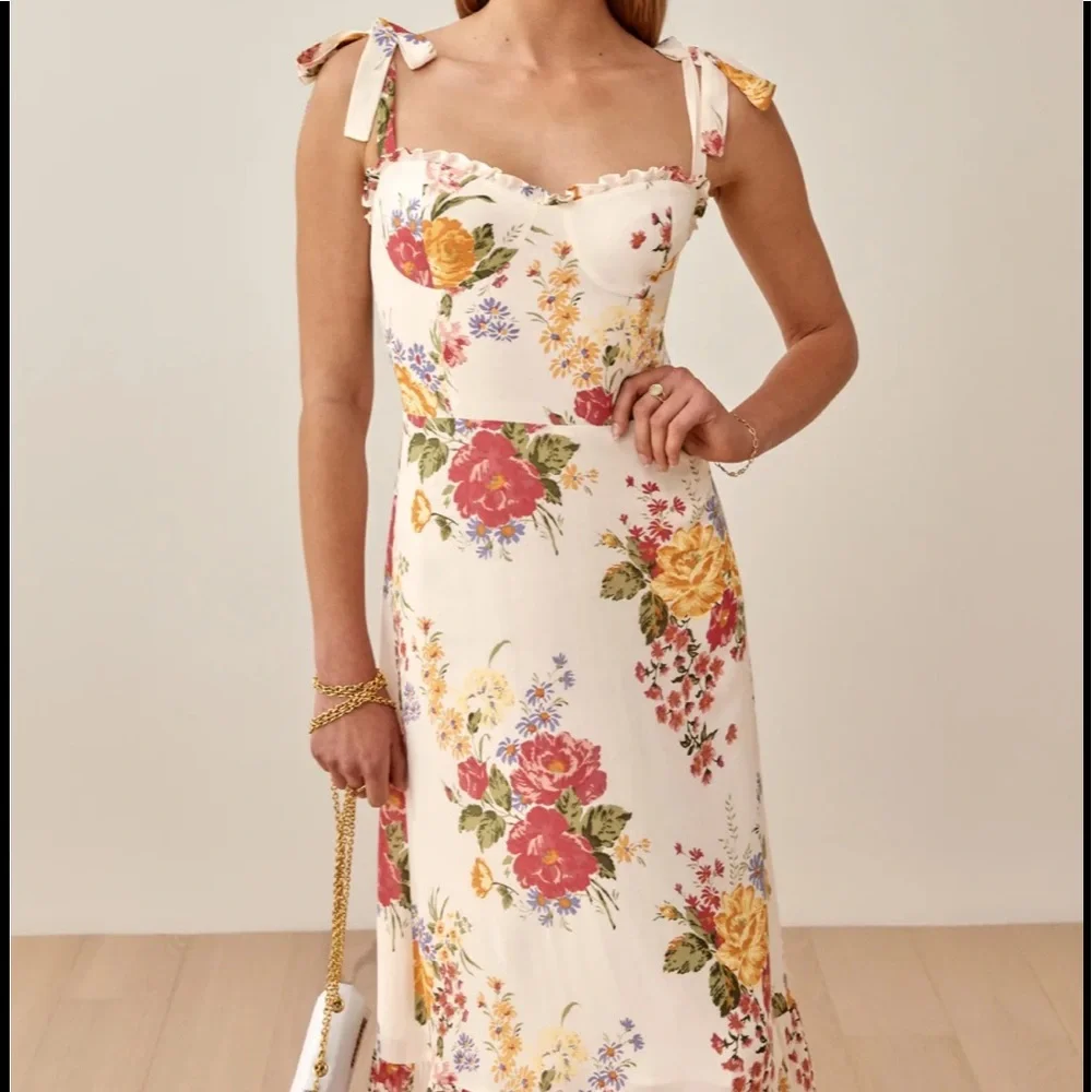 Reformation Nikita Dress    Bouquet    AUTHENTIC - Picture 7 of 16